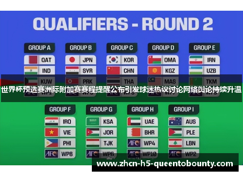 世界杯预选赛洲际附加赛赛程提醒公布引发球迷热议讨论网络舆论持续升温