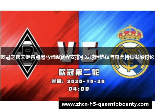 欧冠之夜关键看点黑马晋级赛程安排引发球迷热议与悬念持续发酵讨论 欧冠之夜关键看点黑马晋级赛程安排引发球迷热议与悬念持续发酵讨论